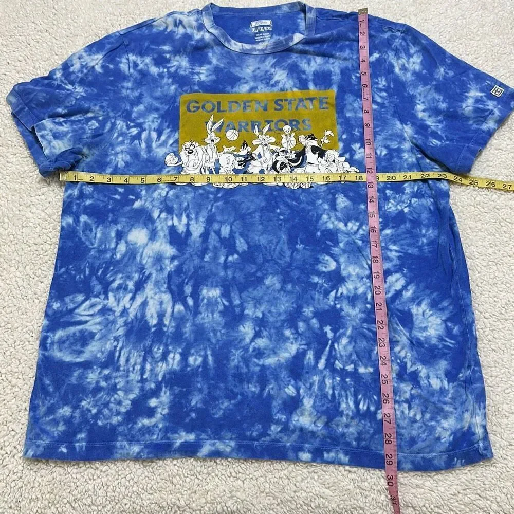 Tailgate Golden State Warriors Looney Tunes Tie Dye T-Shirt X-Large - Picture 6 of 8